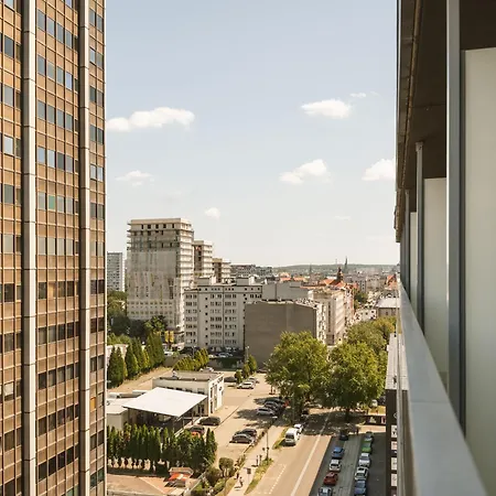 Apartament Urban Global 10th Floor No 7- Balcony -free Garage Katowice